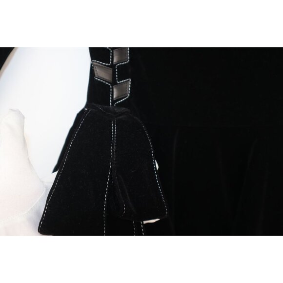 NWT Delusion Anime Black Nier Automata Lolita Dress M Velvet Cosplay Whimsygoth - Picture 10 of 15